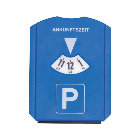 Parkscheibe mit Eiskratzer